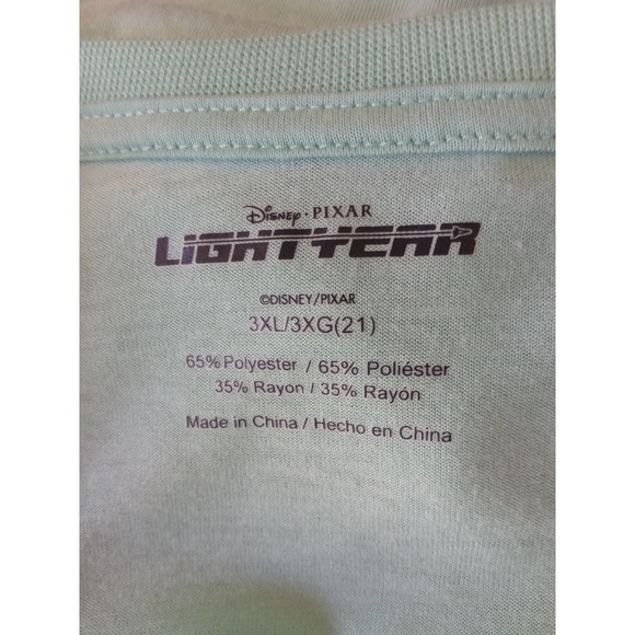 Disney Pixar woman's junior light-year light green tee shirt, 3XL - Picture 4 of 4